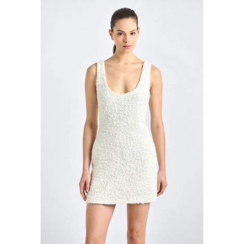 Derek Lam Ailani Blanc De Blanc Tank Dress