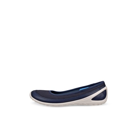 ECCO Biom Lite Women's Textile Ballerina Blue