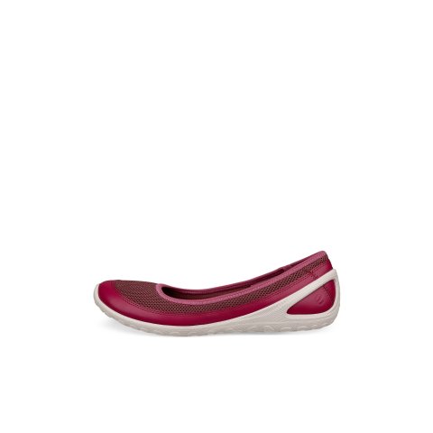 ECCO Biom Lite Women's Red Ballerina Shoes