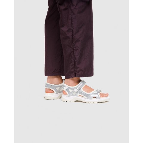 ECCO Offroad Women's Two Strap Sandal Silver