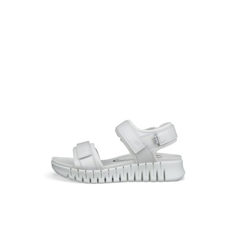 ECCO Gruuv Women's Leather Sandal White