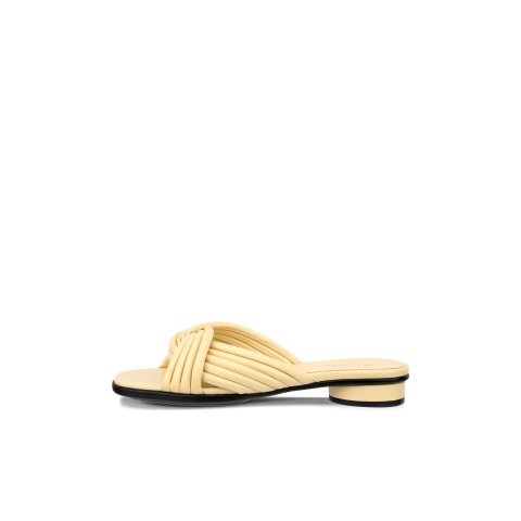 ECCO Sculpted Alba 25 Women's Leather Slide Yellow