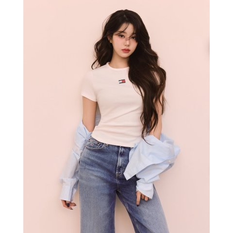 TOMMY JEANS Ribbed T-shirt