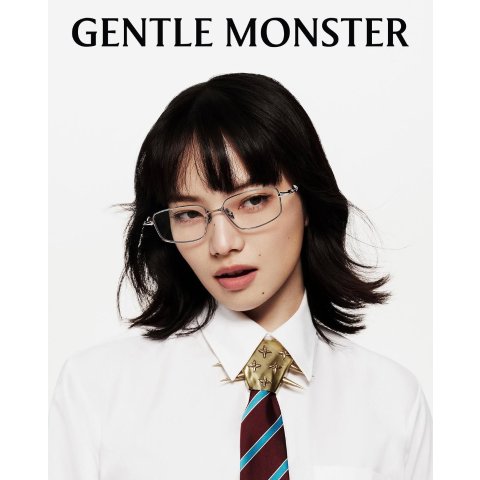 Gentle Monster Atomic 02B rectangle-frame glasses