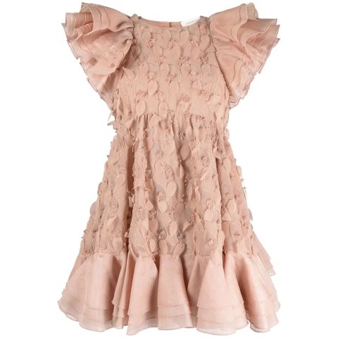 Zimmermann Dancer Frill-Trim Mini Dress