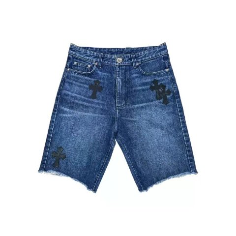Chrome Hearts Patch-Detail Denim Shorts