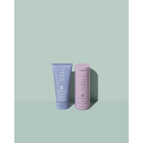 Fenty Beauty The Protection Posse Instant Damage Repair Treatment + Heat Protectant Set