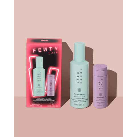 Fenty Beauty The Hydrated + Hot Ones Leave-in Conditioner + Heat Protectant Duo