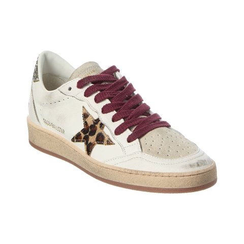 GOLDEN GOOSE Golden Goose Ball Star Leather Suede Sneaker