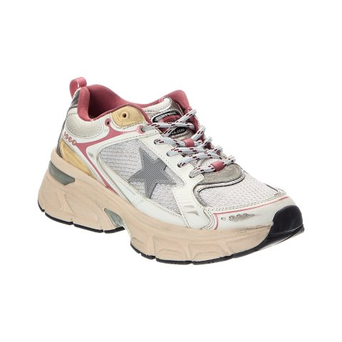GOLDEN GOOSE Golden Goose Lightstar Mesh Leather Sneaker