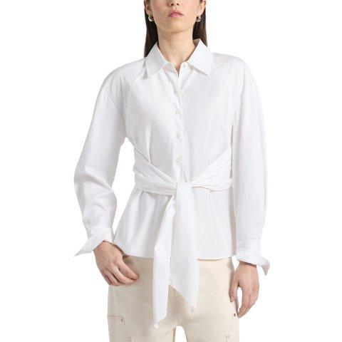 Derek Lam 10 Crosby Carmine Wrap Top