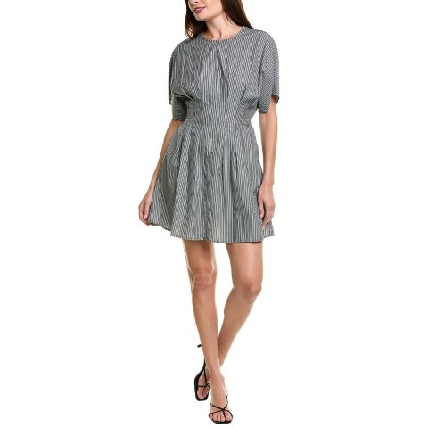 Rag & Bone Maddie Stripe Poplin Mini Dress