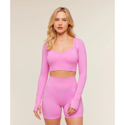 Gymshark Vital Crop Top Focus Pink
