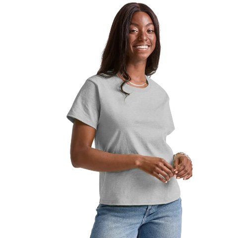 Hanes Women’s Cotton T-Shirt Classic Fit