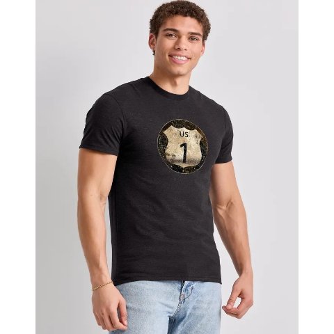 Hanes Men's Graphic Tee US 1