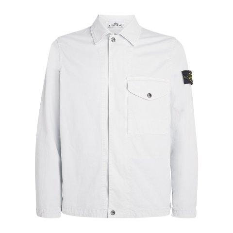 Stone Island Organic Cotton Compass Shirt Jacket
