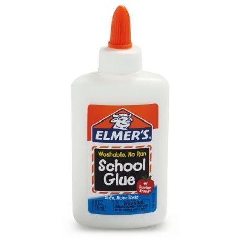 Elmer's Washable School Glue 4oz White