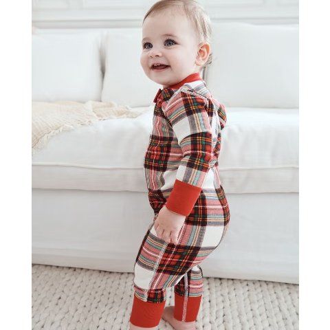 Hanna Andersson Baby Holiday Zip Sleeper
