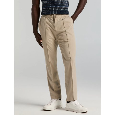 Perry Ellis Slim Fit Linen Blend Drawstring Pant