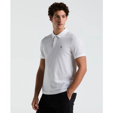 Original Penguin Diamond Print Polo Shirt