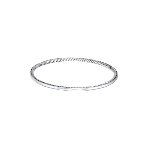 David Yurman David Yurman Silver Cable Bangle