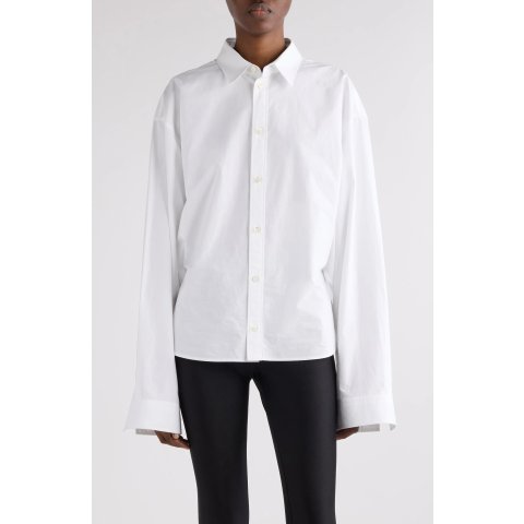 Balenciaga Women's Semifitted Button-Up Shirt