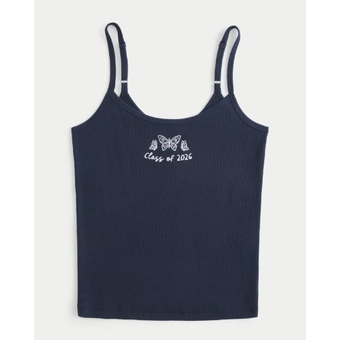 Hollister Women's Class of 2026 Graphic Rib Cami