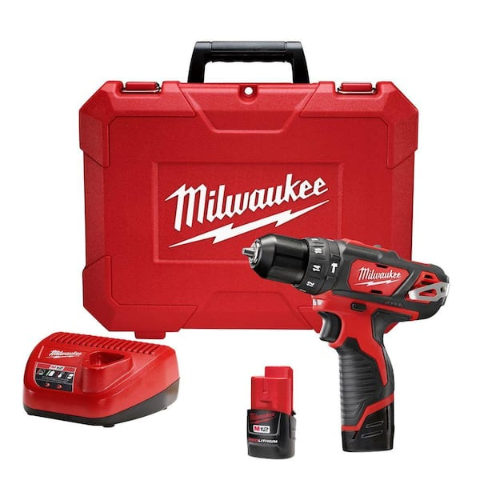 Milwaukee M12 12V Cordless Hammer Drill Kit 3/8 in.