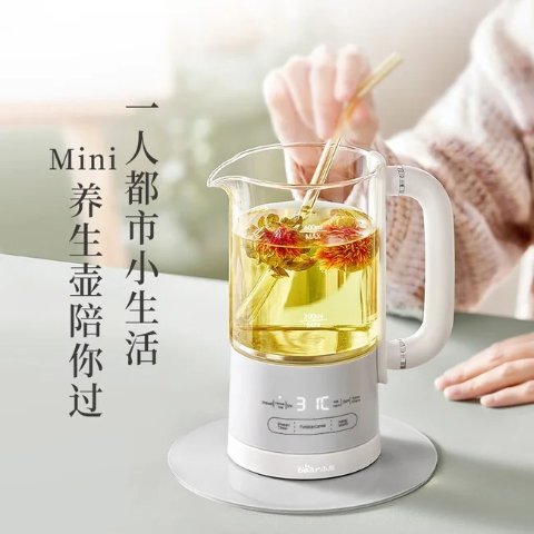 小熊（Bear） Mini Health Kettle HK-5L06P04 0.6L Stainless Steel
