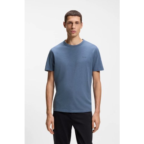 BOSS Cotton Jersey T-shirt Light Blue