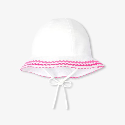 Jacadi Paris Baby Girl Cotton Pique Hat Multicolor