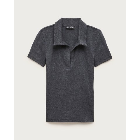 J.Crew Perfect Rib Johnny-collar Top for Women