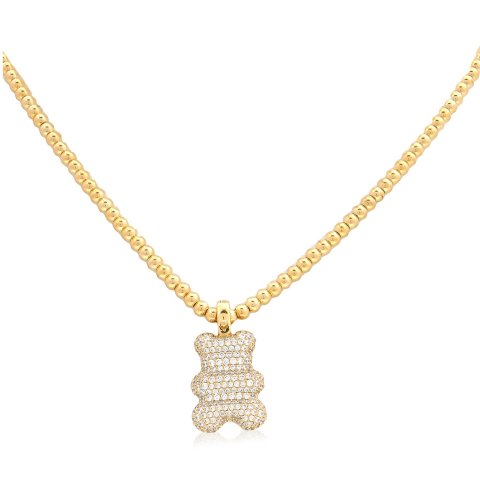 apm Monaco Yummy Bear Adjustable Beads Necklace