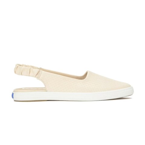 Keds Point Slingback Basketweave Leather Shoes