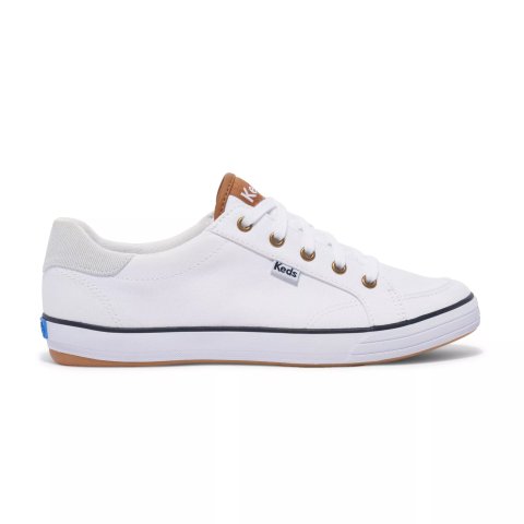 Keds Women's Center III Black Canvas Lace Up Sneakers