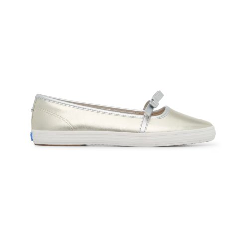 Keds Square Toe Mary Jane Leather Shoes Mini Bow