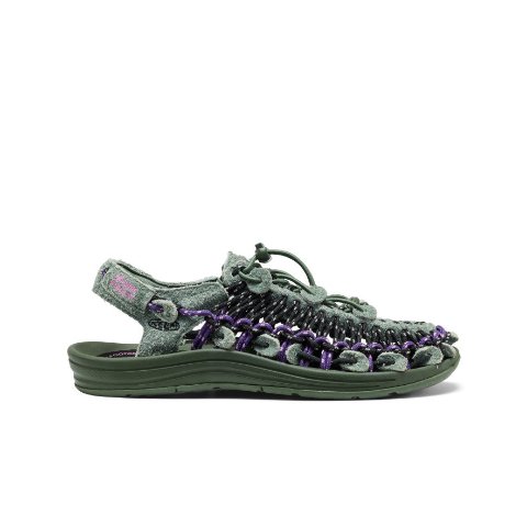 Keen UNEEK Henrik Vibskov Leather Sneaker Green