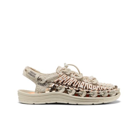 Keen UNEEK Leather Sneaker Henrik Vibskov Tangerine Cream