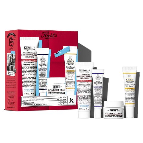 Kiehl's CLEANSE + SMOOTH Skincare Set