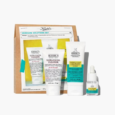 Kiehl's Skincare Solutions Gift Set Acne Skincare Kit