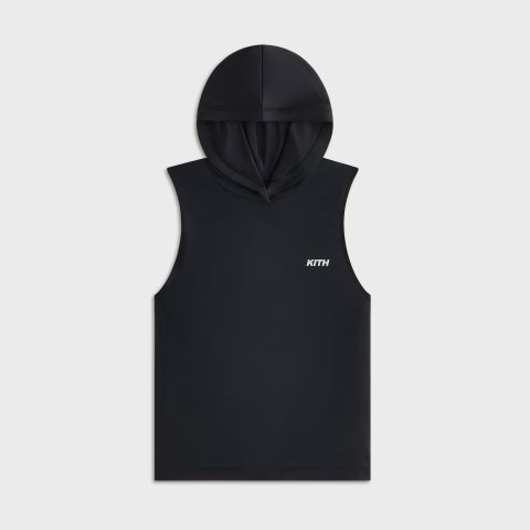 KITH Women Haru Hooded Muscle Tank Black