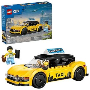 LEGO City Yellow Taxi Car Building Kit 60487
