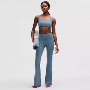 lululemon Groove Nulu High-Waisted Yoga Pants Steel Blue