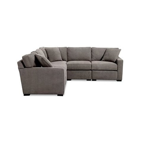 Macy's Radley Fabric 5-Piece Sectional Sofa