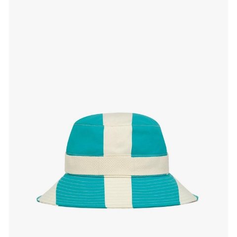 MCM We The Best Cotton Twill Bucket Hat Blue One Size