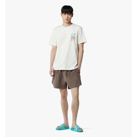 MCM We The Best Multicolor Logo T-Shirt White Large
