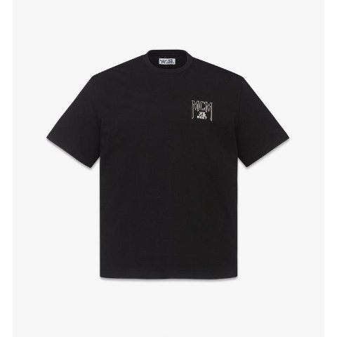MCM We The Best Logo T-Shirt Black Large