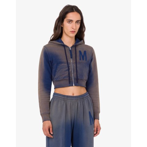 Moschino Organic Cotton Crop Sweatshirt