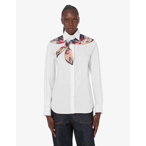 Moschino Stretch Cotton Poplin Shirt