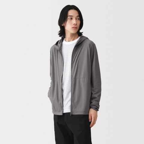 Muji Men's UV Protection Zip Hoodie